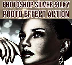 PS动作－巧克力肤色(第二版)：Photoshop Silver silky Photoshop Action